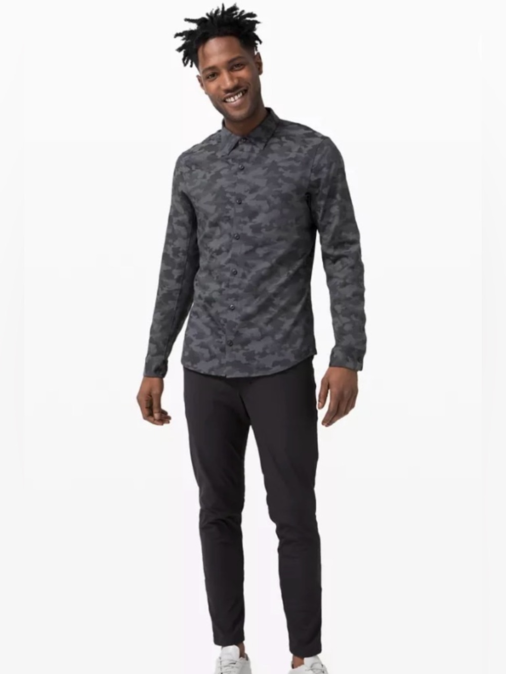 Lululemon Men’s Down to the Wire Shirt Camo M